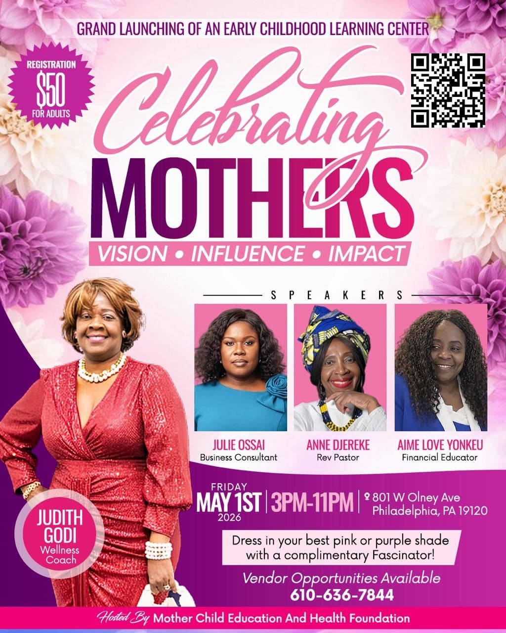 Community Mother’s Day Celebration flyer