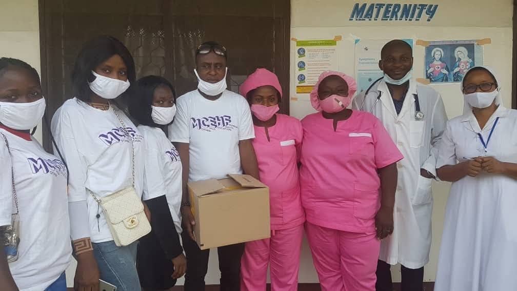 Children at health event